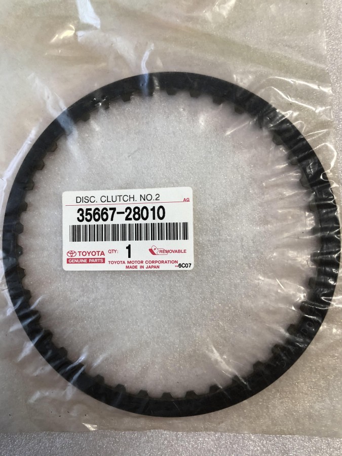 Диск фрикционный новый оригинал TOYOTA 3566728010