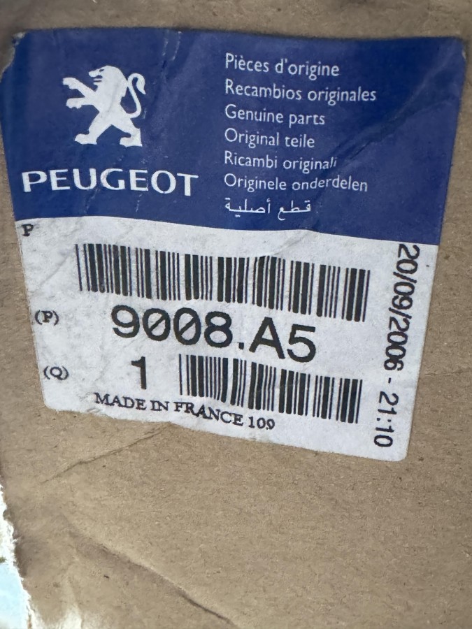 Дверь задняя правая Peugeot 206  9008.A5